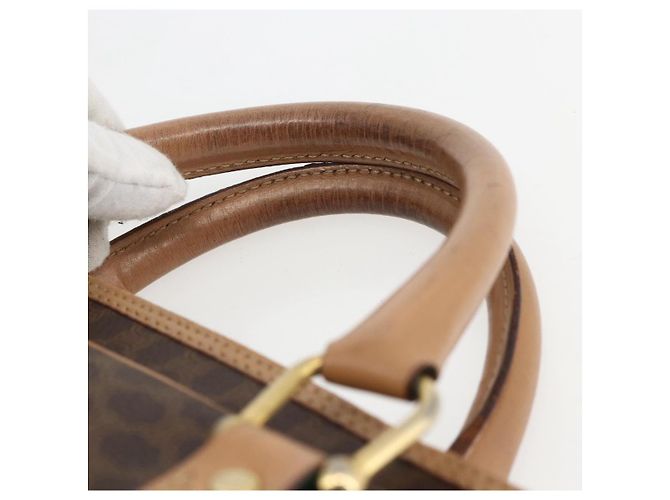 Céline Borsa da lavoro in tela Macadam CELINE in pelle PVC marrone e oro Auth mr1694 D'oro - vista 8