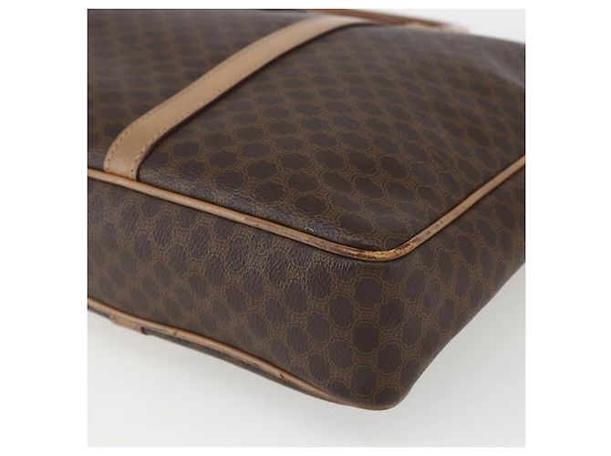 Céline Borsa da lavoro in tela Macadam CELINE in pelle PVC marrone e oro Auth mr1694 D'oro - vista 9