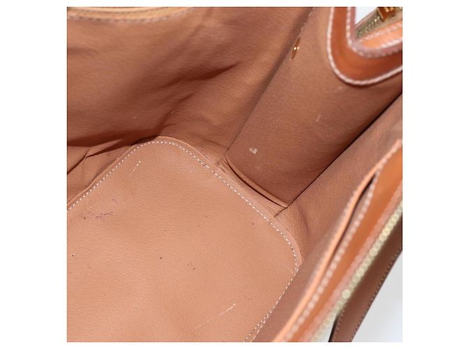 Céline Borsa a mano in tela Macadam CELINE in pelle PVC 2 in 1 marrone oro Auth ep12312 D'oro - vista 22