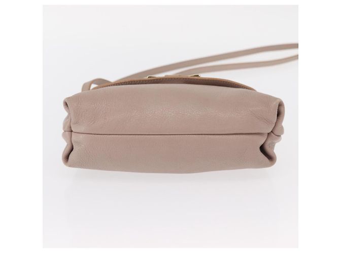 Chloé Borsa a mano Chloe Lily in pelle 2 in 1 rosa oro argento autentica BA8857 D'oro - vista 11