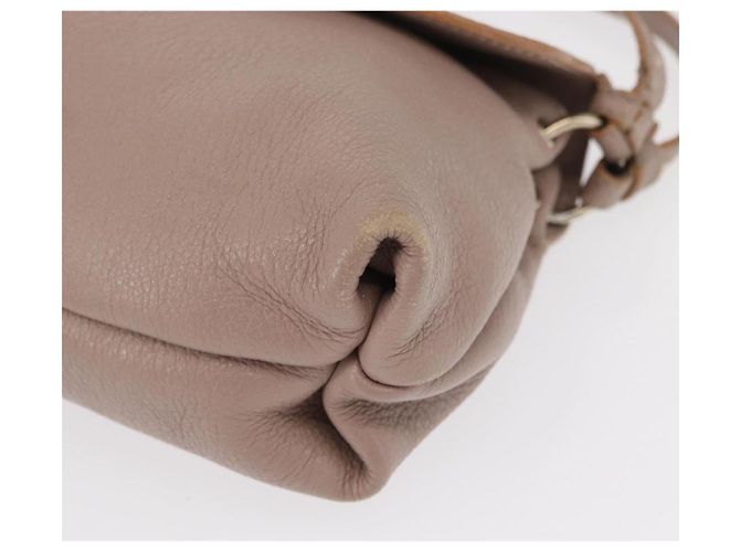 Chloé Borsa a mano Chloe Lily in pelle 2 in 1 rosa oro argento autentica BA8857 D'oro - vista 13