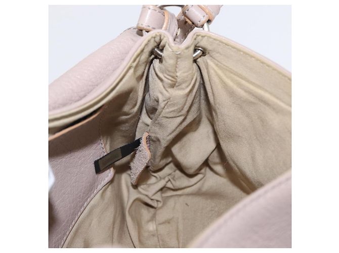 Chloé Borsa a mano Chloe Lily in pelle 2 in 1 rosa oro argento autentica BA8857 D'oro - vista 20