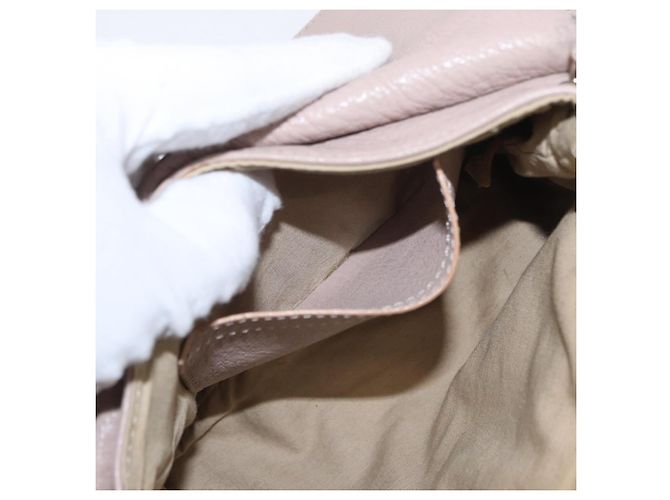 Chloé Borsa a mano Chloe Lily in pelle 2 in 1 rosa oro argento autentica BA8857 D'oro - vista 22