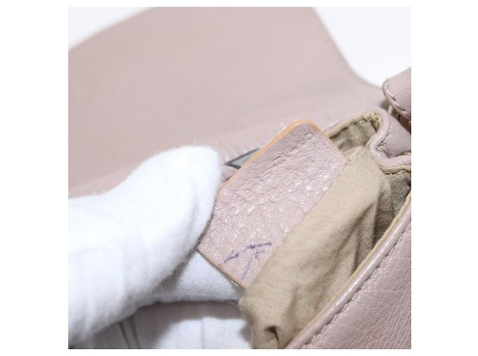 Chloé Borsa a mano Chloe Lily in pelle 2 in 1 rosa oro argento autentica BA8857 D'oro - vista 23