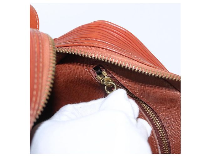 LOUIS VUITTON Borsa a Spalla Epi Jeune FilleMM Marrone M52153 LV Auth BA8776 - vista 10