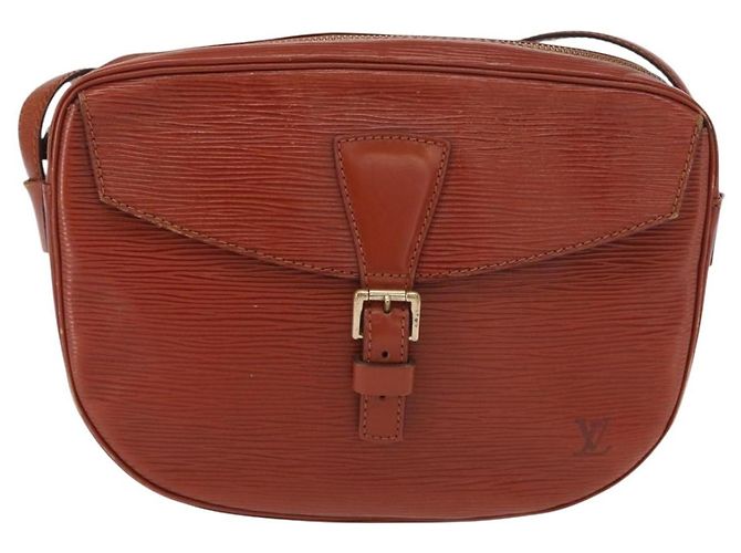 LOUIS VUITTON Borsa a Spalla Epi Jeune FilleMM Marrone M52153 LV Auth BA8776 - vista 13