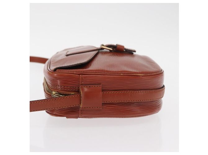 LOUIS VUITTON Borsa a Spalla Epi Jeune FilleMM Marrone M52153 LV Auth BA8776 - vista 4