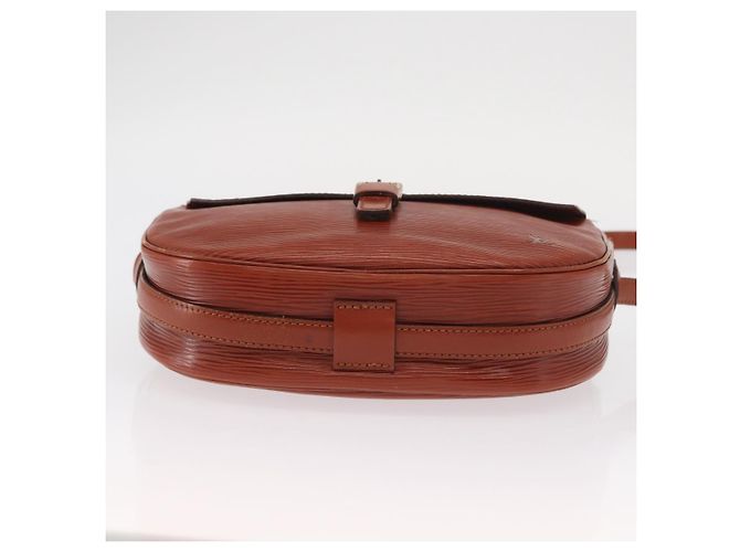 LOUIS VUITTON Borsa a Spalla Epi Jeune FilleMM Marrone M52153 LV Auth BA8776 - vista 5