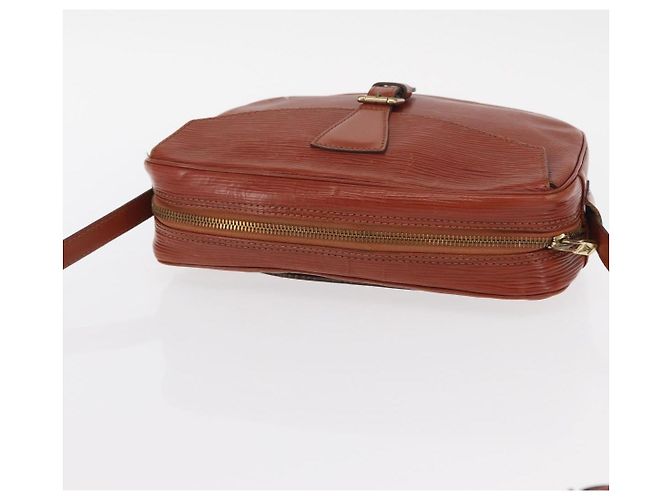 LOUIS VUITTON Borsa a Spalla Epi Jeune FilleMM Marrone M52153 LV Auth BA8776 - vista 6
