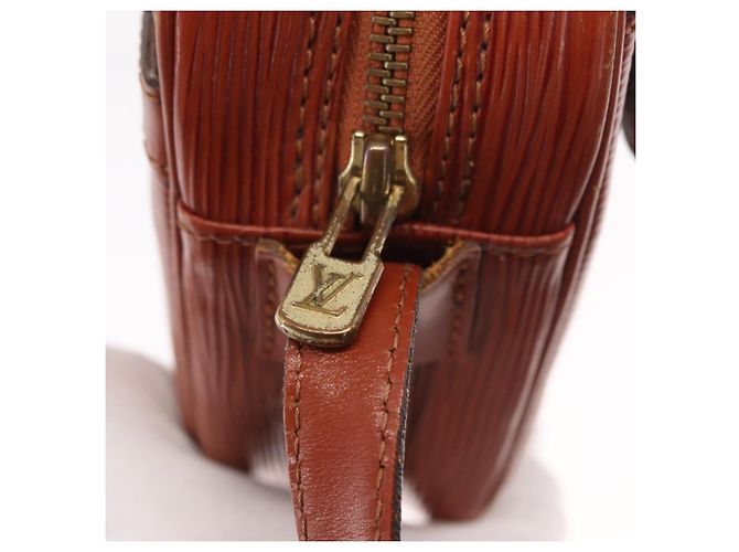 LOUIS VUITTON Borsa a Spalla Epi Jeune FilleMM Marrone M52153 LV Auth BA8776 - vista 8