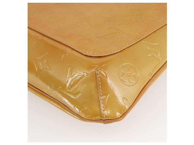 LOUIS VUITTON Borsa Thompson Street Monogram Vernis Beige M91301 LV Auth gh1416 - vista 15