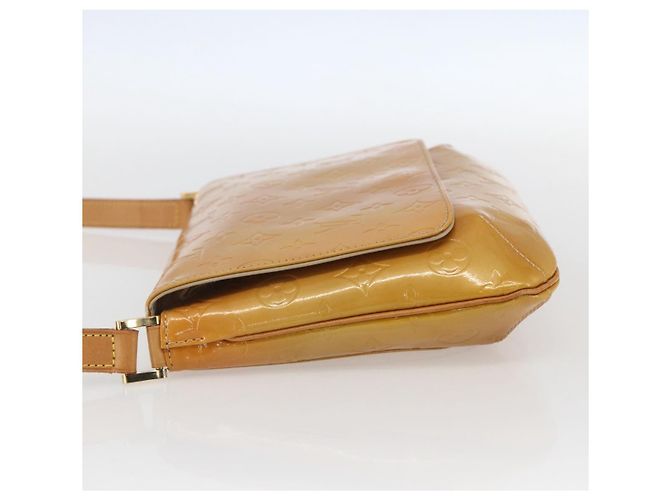 LOUIS VUITTON Borsa Thompson Street Monogram Vernis Beige M91301 LV Auth gh1416 - vista 3
