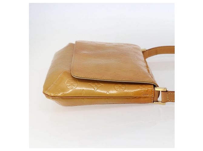 LOUIS VUITTON Borsa Thompson Street Monogram Vernis Beige M91301 LV Auth gh1416 - vista 4
