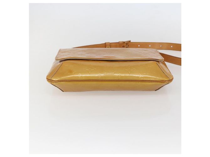 LOUIS VUITTON Borsa Thompson Street Monogram Vernis Beige M91301 LV Auth gh1416 - vista 5