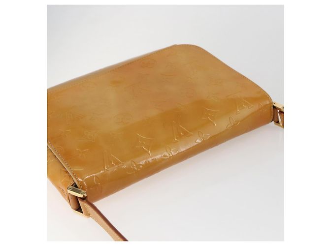 LOUIS VUITTON Borsa Thompson Street Monogram Vernis Beige M91301 LV Auth gh1416 - vista 6
