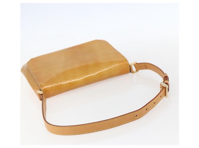 LOUIS VUITTON Borsa Thompson Street Monogram Vernis Beige M91301 LV Auth gh1416 - vista 7
