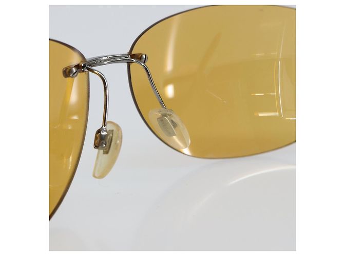 Bulgari Gafas de sol BVLGARI de plástico amarillo Auth BA8991 - vista 10