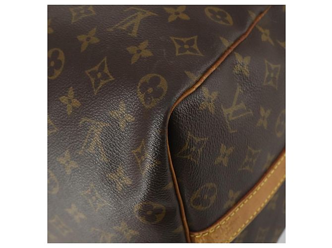 LOUIS VUITTON Monogram Keepall Bandouliere 50 Borsa Boston M41416 LV Auth 155662 Monogramma - vista 16