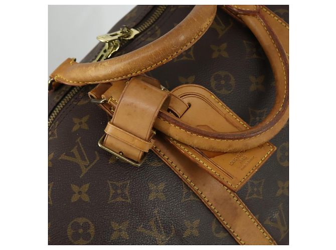 LOUIS VUITTON Monogram Keepall Bandouliere 50 Borsa Boston M41416 LV Auth 155662 Monogramma - vista 20