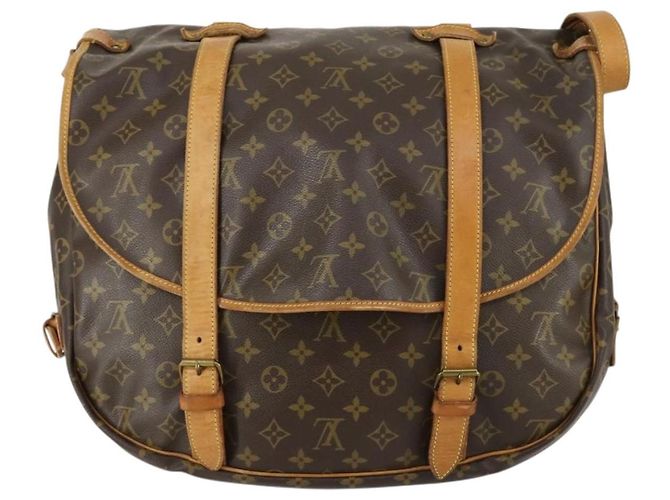LOUIS VUITTON Borsa a Spalla Monogram Saumur 43 M42252 LV Auth 155153 Monogramma - vista 2