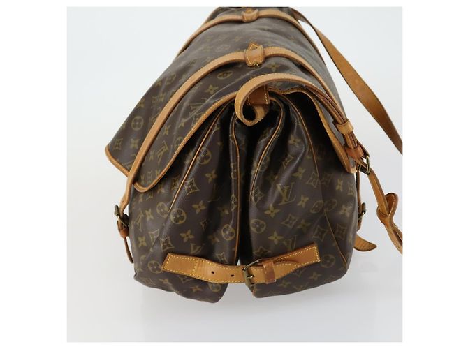 LOUIS VUITTON Borsa a Spalla Monogram Saumur 43 M42252 LV Auth 155153 Monogramma - vista 4