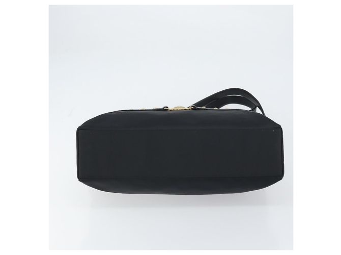 Borsa Tote Gianni Versace in nylon nero e oro Auth BA8787 D'oro - vista 5