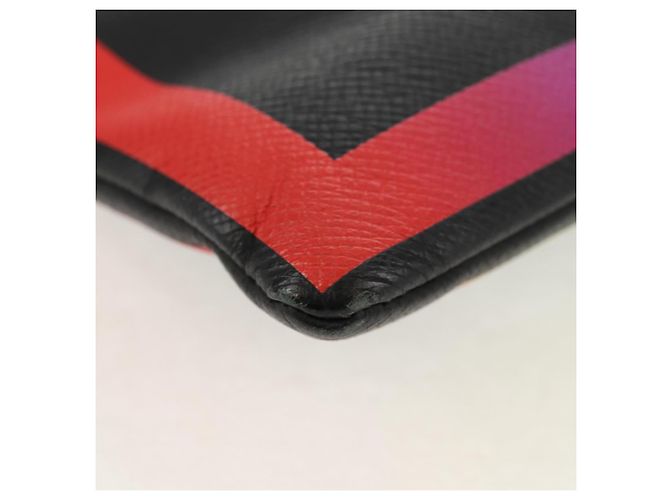 LOUIS VUITTON taiga arcobaleno Pochette A4 Borsa Nera M30347 LV Auth 157880M Nero - vista 7