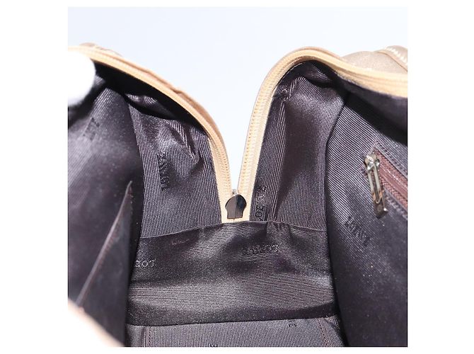 LOEWE Anagram Americana 28 Bolso de mano de cuero tono dorado Auth ep12399 - vista 21