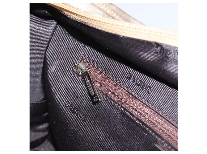 LOEWE Anagram Americana 28 Bolso de mano de cuero tono dorado Auth ep12399 - vista 22