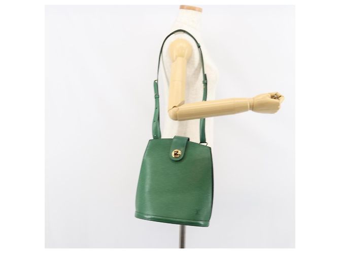 LOUIS VUITTON Borsa a Spalla Epi Cluny Verde M52254 LV Auth 156348 - vista 22