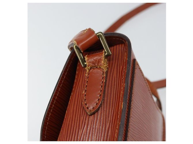 LOUIS VUITTON Borsa a Spalla Epi Saint Cloud PM Marrone M52213 LV Auth BA8743 - vista 19