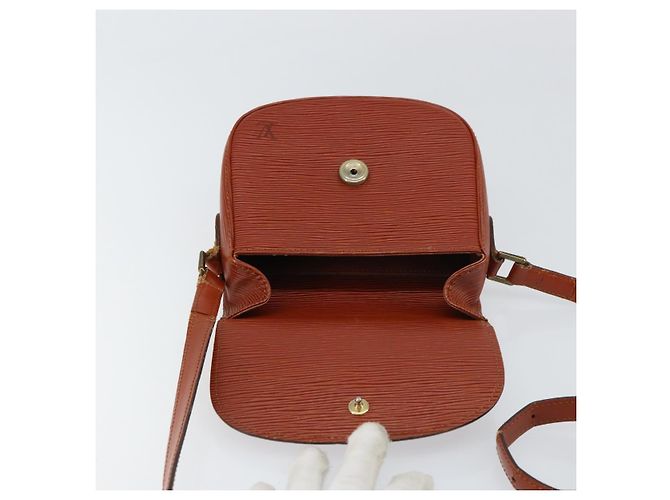 LOUIS VUITTON Borsa a Spalla Epi Saint Cloud PM Marrone M52213 LV Auth BA8743 - vista 21