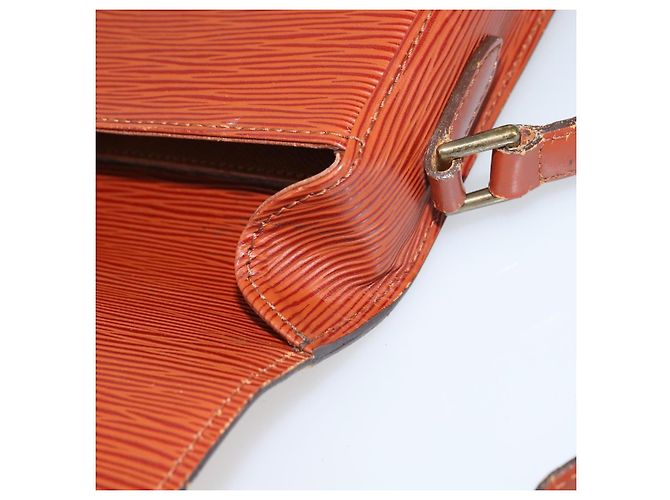 LOUIS VUITTON Borsa a Spalla Epi Saint Cloud PM Marrone M52213 LV Auth BA8743 - vista 22