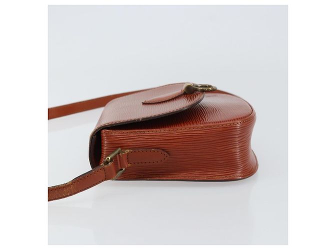 LOUIS VUITTON Borsa a Spalla Epi Saint Cloud PM Marrone M52213 LV Auth BA8743 - vista 4