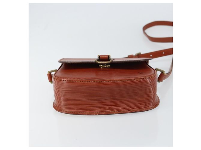 LOUIS VUITTON Borsa a Spalla Epi Saint Cloud PM Marrone M52213 LV Auth BA8743 - vista 5