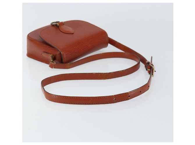 LOUIS VUITTON Borsa a Spalla Epi Saint Cloud PM Marrone M52213 LV Auth BA8743 - vista 7