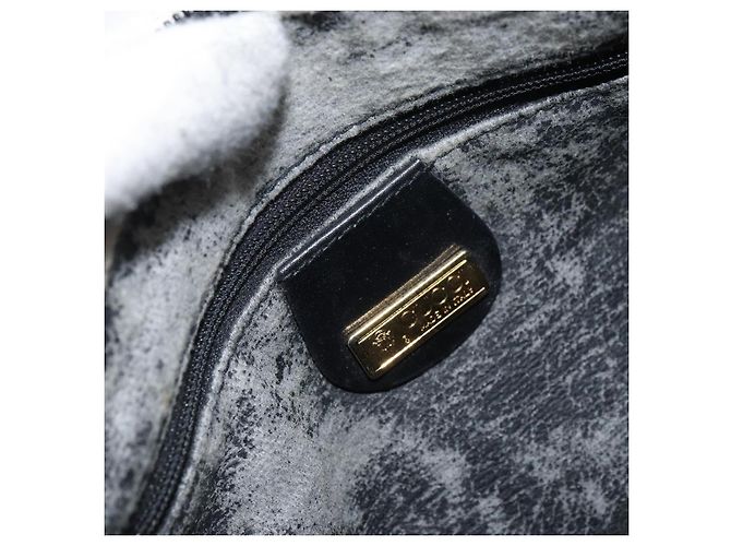 Borsa a Spalla GG Canvas Gucci Nera Oro 001 14 0412 Auth ep12224 Nero D'oro - vista 16