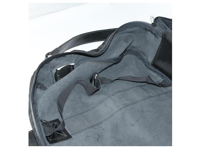 GUCCI Boston Tasche Nylon 2way Schwarz Silber Auth 151512 - Ansicht 23