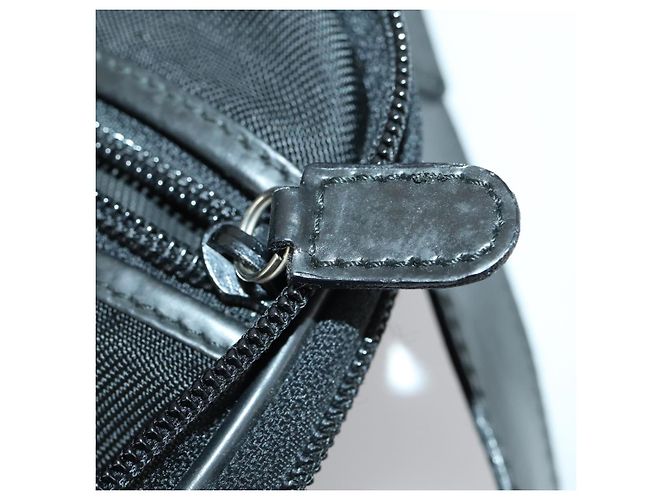 GUCCI Boston Tasche Nylon 2way Schwarz Silber Auth 151512 - Ansicht 26