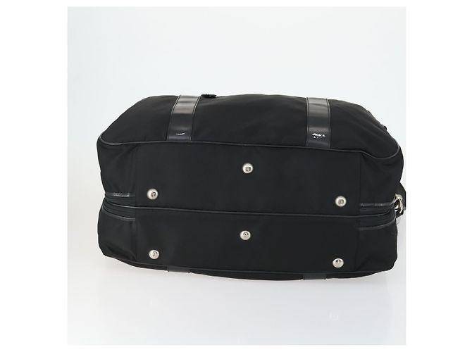 GUCCI Boston Tasche Nylon 2way Schwarz Silber Auth 151512 - Ansicht 5