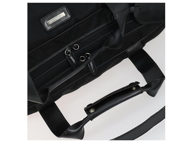 GUCCI Boston Tasche Nylon 2way Schwarz Silber Auth 151512 - Ansicht 8