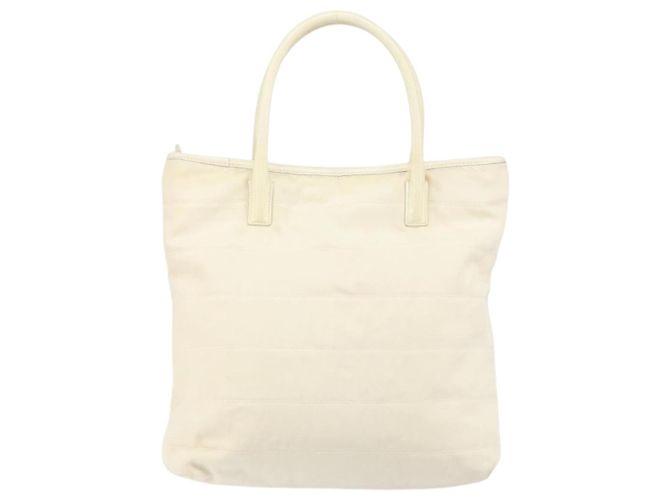 Gucci Tote Bag aus Canvas Weiß Gold Auth 151588 Golden - Ansicht 2