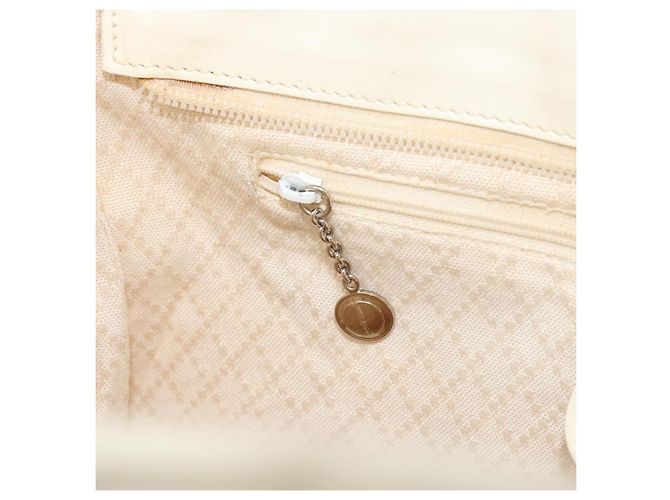 Gucci Tote Bag aus Canvas Weiß Gold Auth 151588 Golden - Ansicht 21