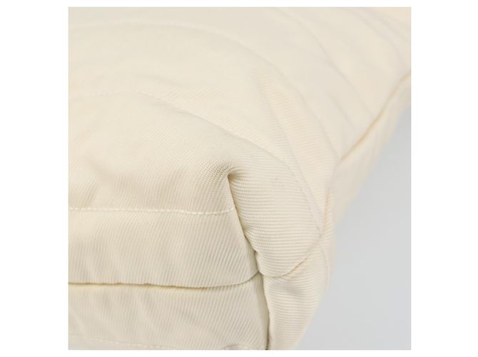 Gucci Tote Bag aus Canvas Weiß Gold Auth 151588 Golden - Ansicht 9