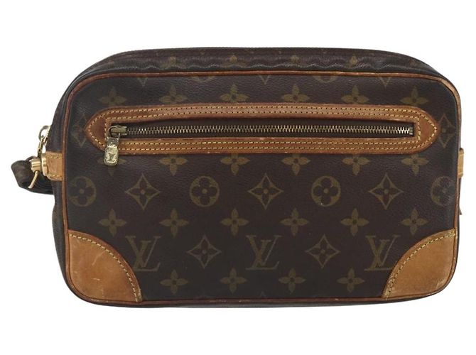 LOUIS VUITTON Clutch Marly Dragonne GM Monogram M51825 LV Auth ka926 Monogramma - vista 13