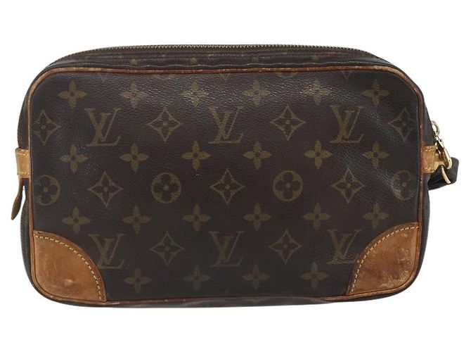 LOUIS VUITTON Clutch Marly Dragonne GM Monogram M51825 LV Auth ka926 Monogramma - vista 2