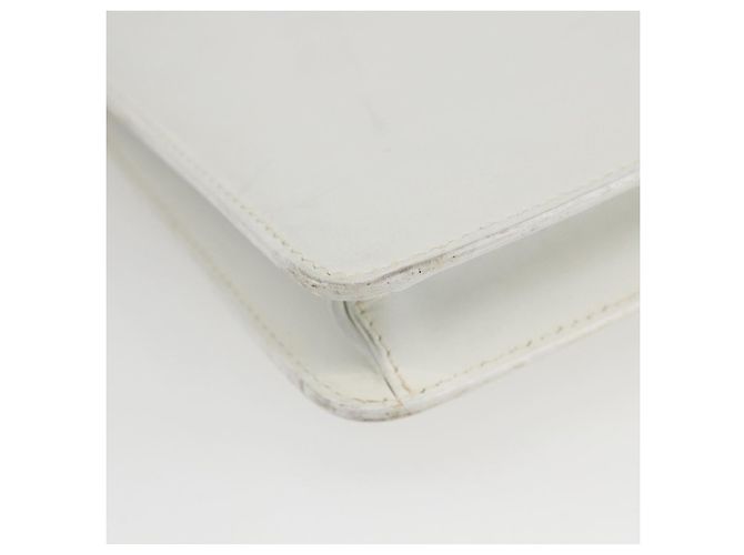 Céline Borsa a mano CELINE in pelle bianca e oro Auth mr1733 Bianco D'oro - vista 16