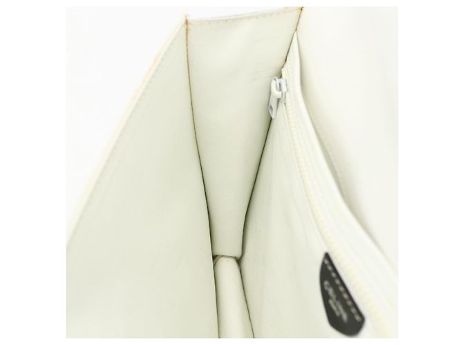 Céline Borsa a mano CELINE in pelle bianca e oro Auth mr1733 Bianco D'oro - vista 19