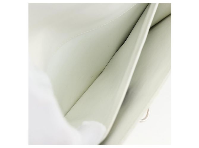 Céline Borsa a mano CELINE in pelle bianca e oro Auth mr1733 Bianco D'oro - vista 20