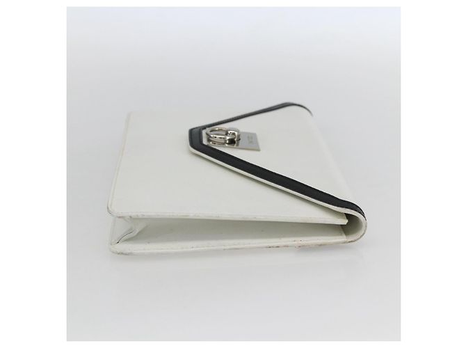 Céline Borsa a mano CELINE in pelle bianca e oro Auth mr1733 Bianco D'oro - vista 4